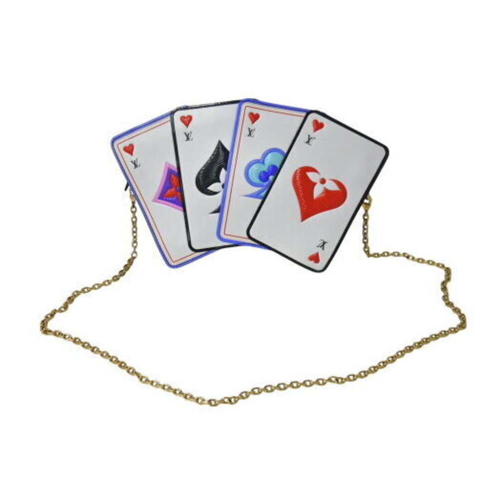 Louis Vuitton Game on Heart Pochette Chain Shoulder Bag Monogram